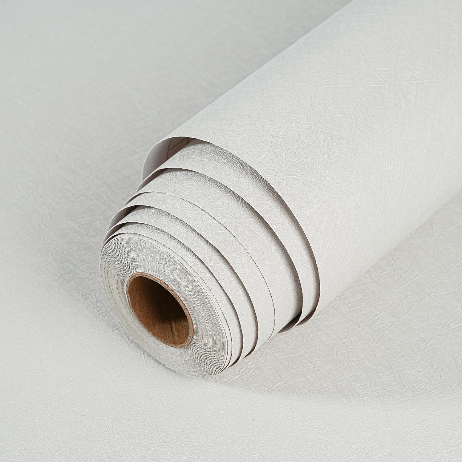 LOVADA Papel tapiz de seda blanca arroz para despegar y pegar, papel tapiz autoadhesivo de 15.7 x 98 pulgadas, papel de contacto de pared fácil de