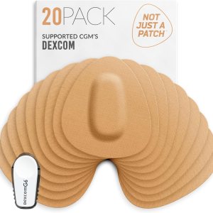 Not Just A Patch Parches con sensor CGM para Dexcom G6 y MiaoMiao (paquete de 20)  Resistente al agua y duradero para un estilo de vida activo Not Just A Patch Parches con sensor CGM para Dexcom G6 y MiaoMiao (paquete de 20)  Resistente al agua y duradero para un estilo de vida activo