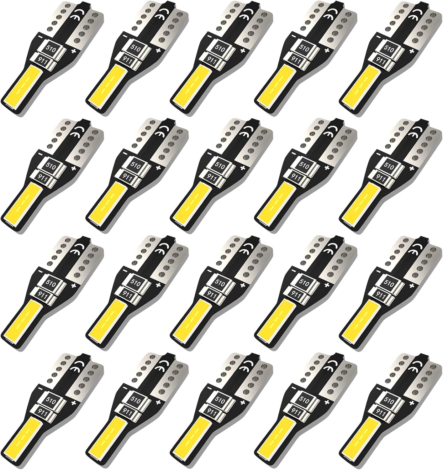 GIVEDOUA 194 bombillas LED interiores 168 bombillas T10 2825 LED superbrillantes 2SMD 7020 chips para interior de automóvil, cúpula mapa, puerta,