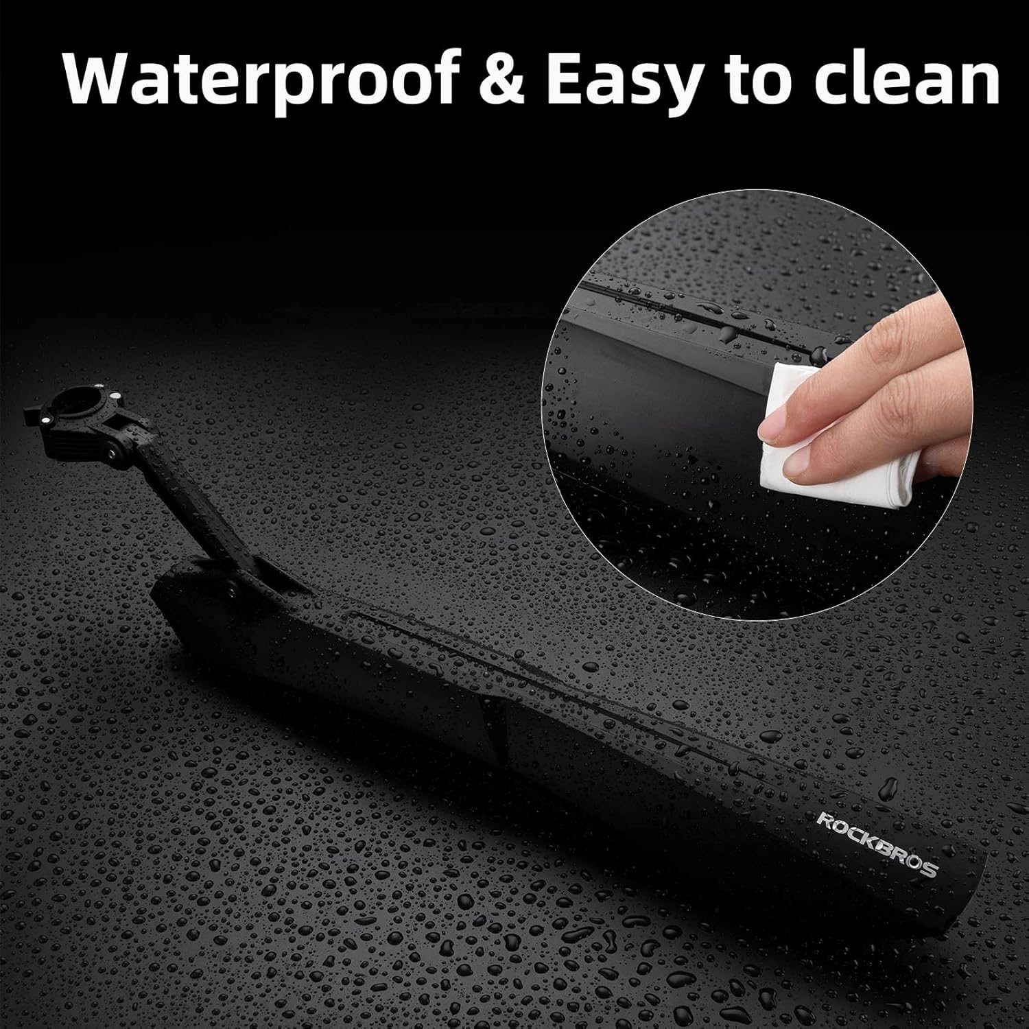 ROCKBROS Guardabarros de bicicleta ajustable MTB Fender Bike Guardabarros trasero Guardabarros Ciclismo Guardabarros