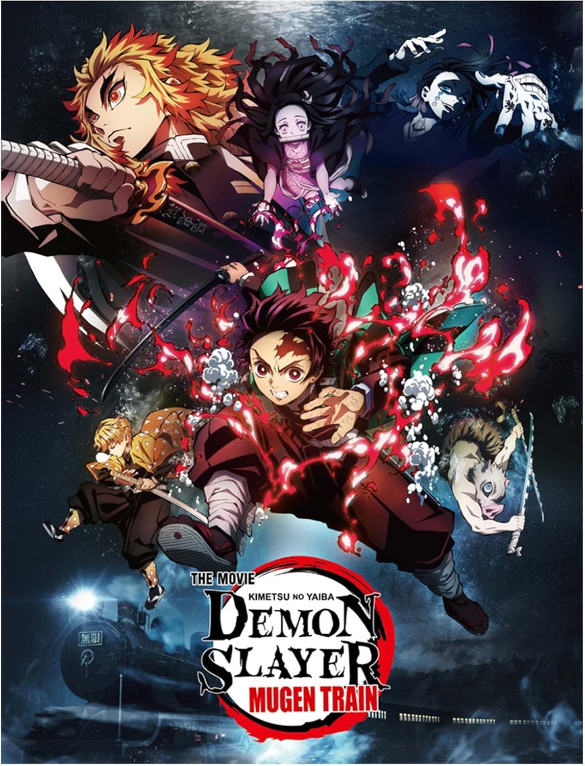 Great Eastern Entertainment Demon Slayer The Movie Infinity Train – Manta de sublimación con imágenes clave #1
