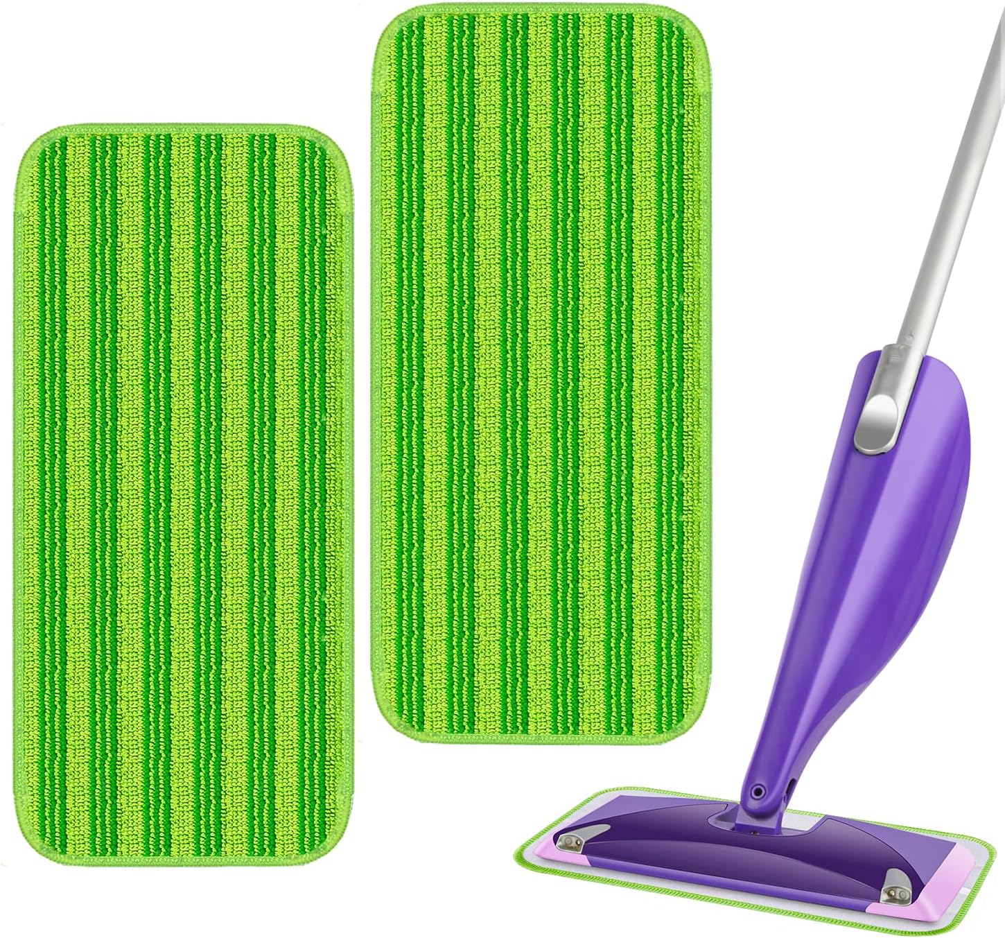 Almohadillas húmedas reutilizables para mopa Swiffer WetJet, repuestos de microfibra para chorro húmedo, almohadillas lavables para trapeador seco y