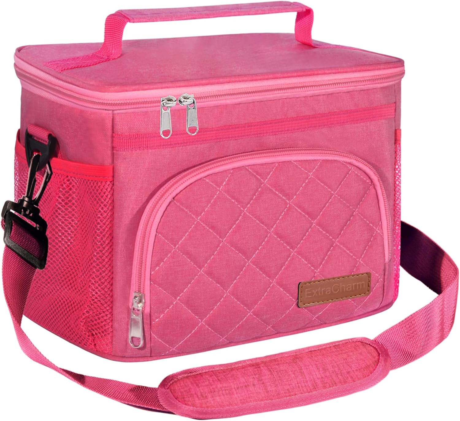 Lonchera aislada para mujereshombres  Lonchera reutilizable para oficina, picnic, senderismo, playa, bolsa organizadora a prueba de fugas con correa