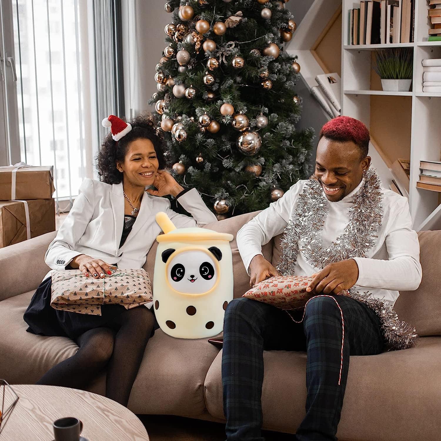 KEDE – Divertida almohada de peluche de personaje de caricaturas juguete de felpa con forma de taza de té Boba, almohada con forma de taza de té