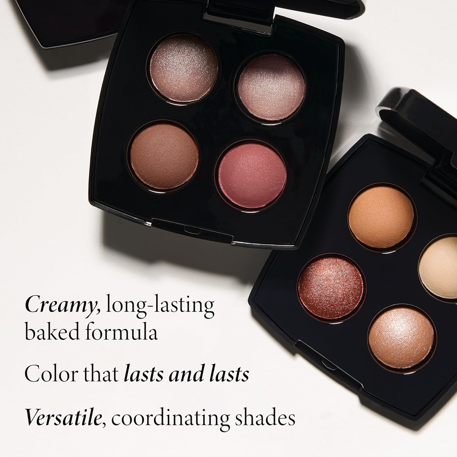LAURA GELLER NEW YORK Sombra de ojos horneada, crema de mantequilla rosa  A prueba de arrugas y manchas  4 sombras de ojos pigmentadas de aspecto
