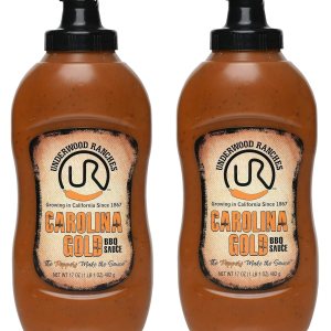 Underwood Ranches Spicy Carolina Gold BBQ Sauce, botella de 17 onzas (paquete de 2), salsa barbacoa a base de mostaza infundida con pimientos Underwood Ranches Spicy Carolina Gold BBQ Sauce, botella de 17 onzas (paquete de 2), salsa barbacoa a base de mostaza infundida con pimientos