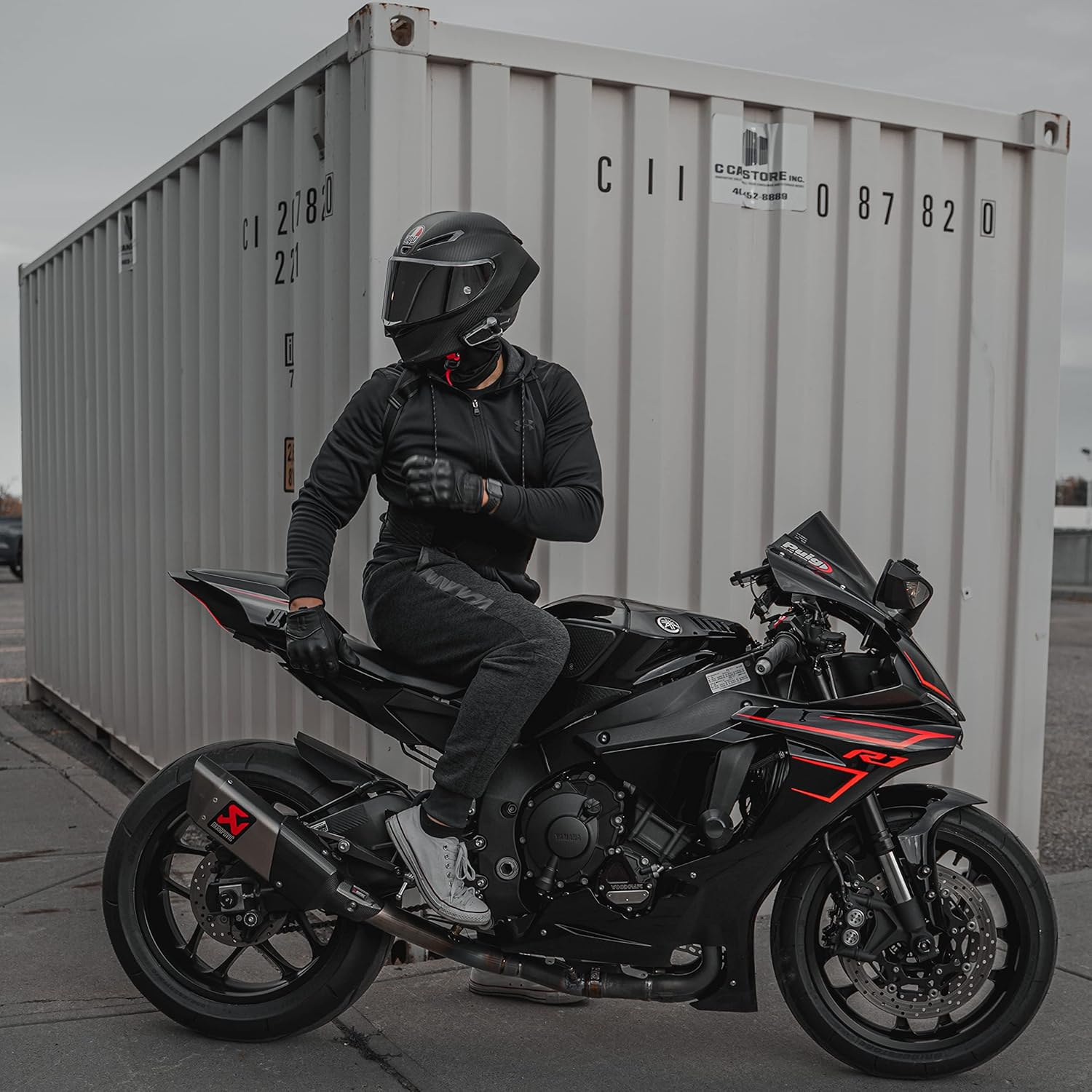 Harssidanzar Guantes de motocicleta de cuero cálido para hombre con pantalla táctil GM041US