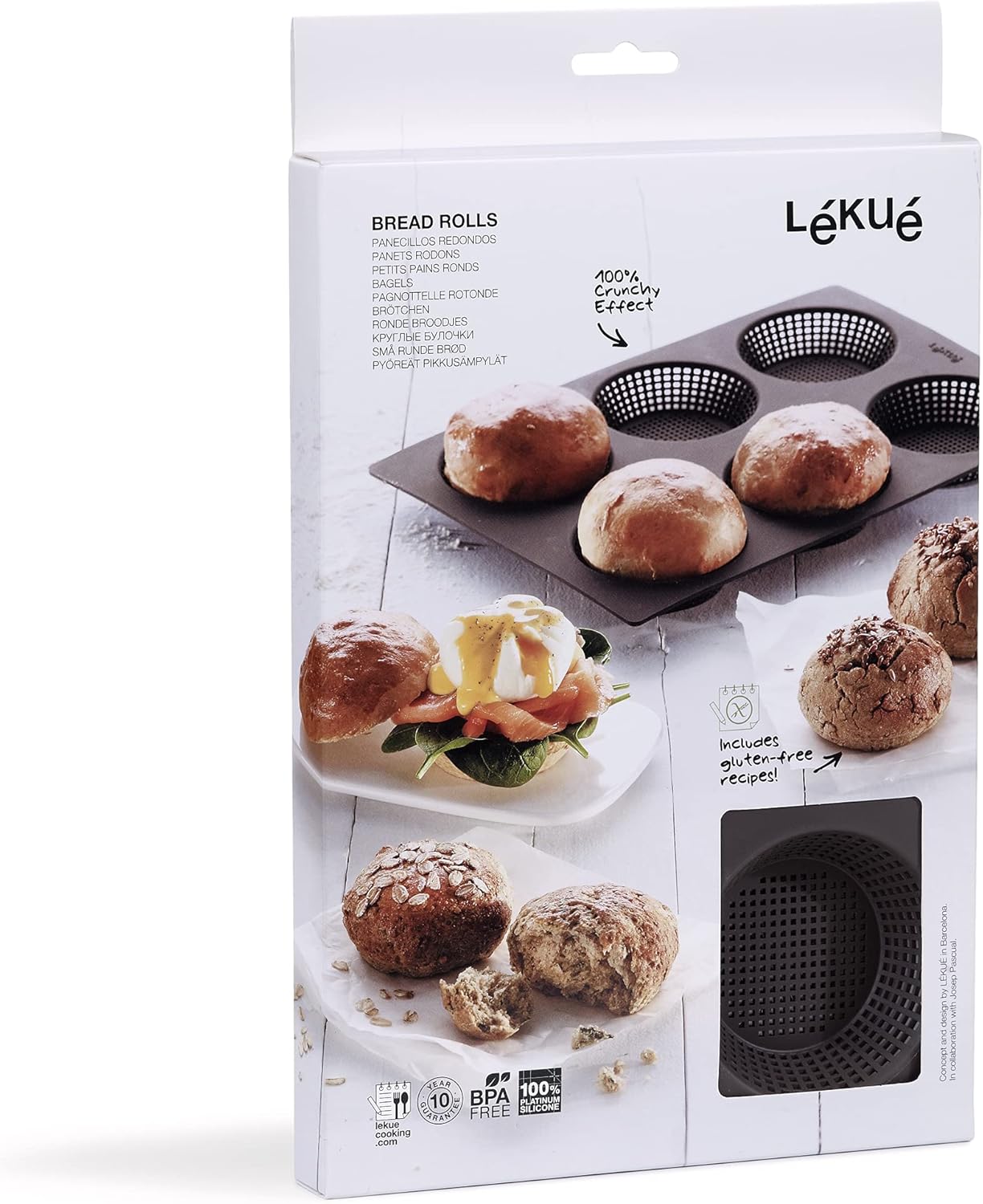 Lekue Sartén para rollo, marrón