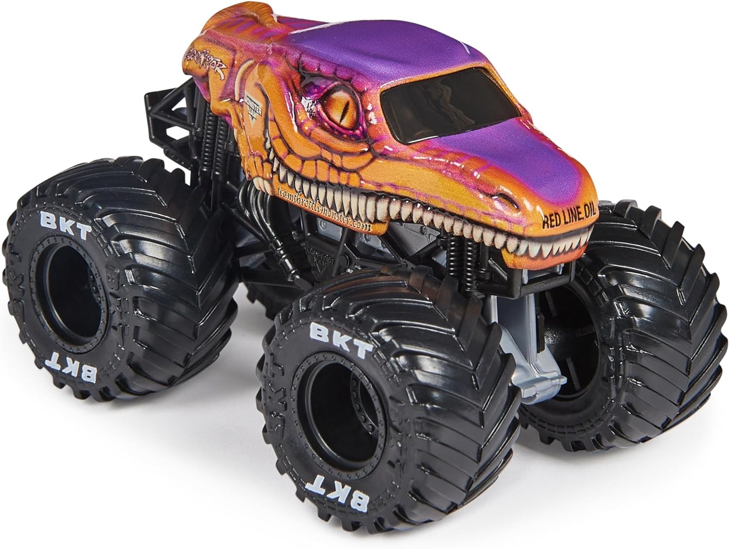 Monster Jam 2023 Spin Master 164 Camión fundido a troquel Serie 32 Arena Favoritos Velociraptor
