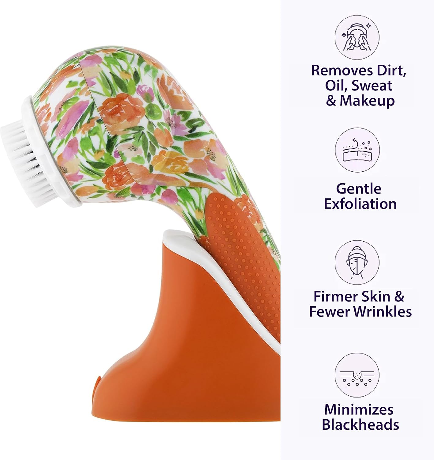 Michael Todd Beauty Soniclear Elite – Sistema de cepillo de limpieza facial – 6 velocidades – Cepillo de limpieza facial y exfoliante corporal