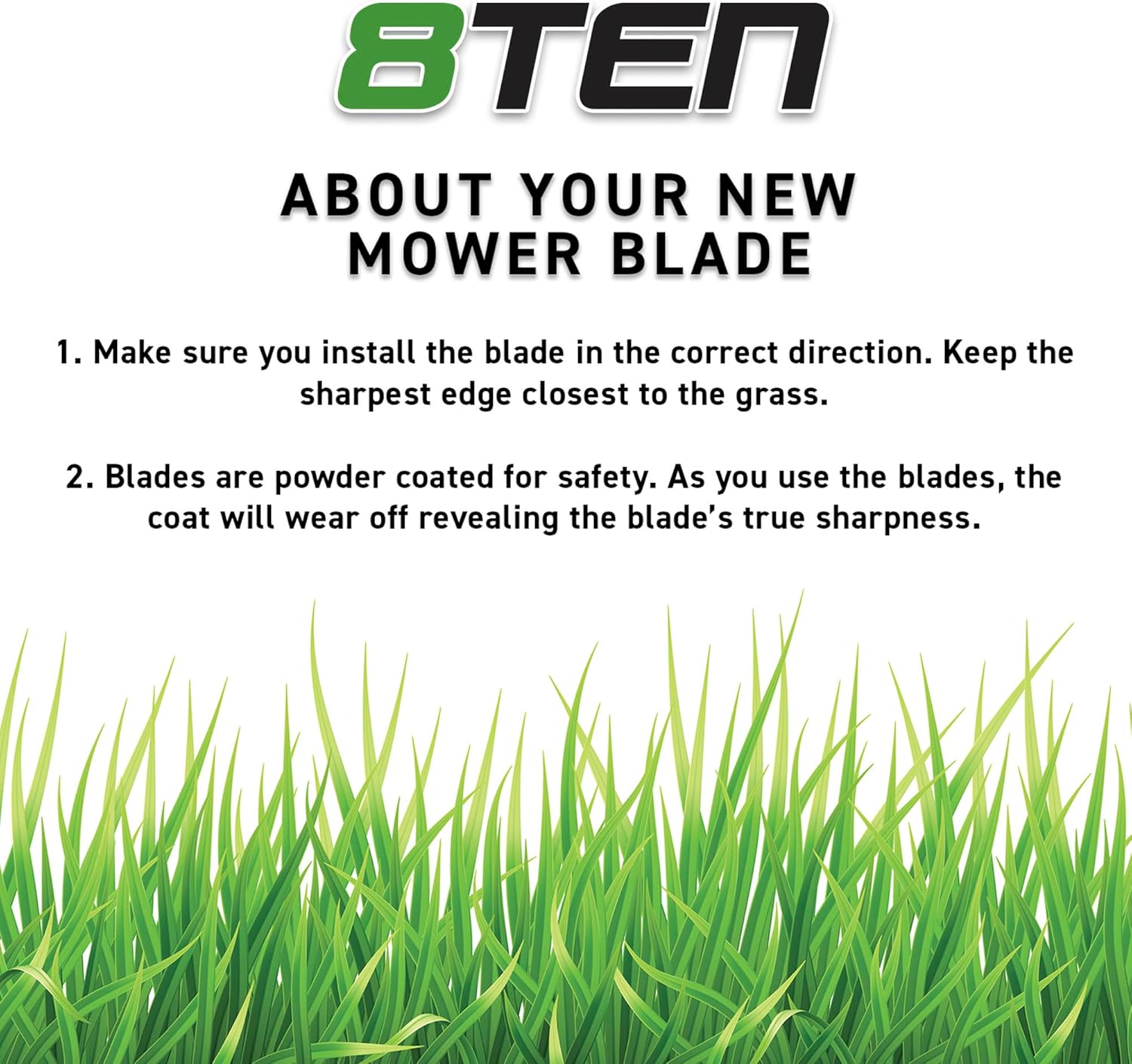 8TEN LawnRAZOR Mower Blade for MTD Cub Cadet RZT L46 46 inch Deck 942-04290 942-04244 742-04244 942-04244A (High-Lift) 4 Pack
