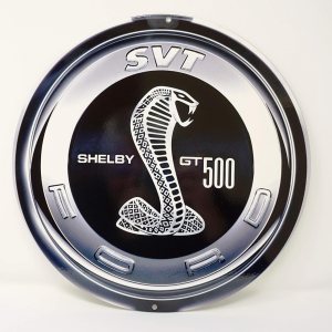Ford SVT Shelby Cobra Super Snake GT500 – Letrero de pared de metal resistente para garaje, 19 pulgadas Ford SVT Shelby Cobra Super Snake GT500 – Letrero de pared de metal resistente para garaje, 19 pulgadas