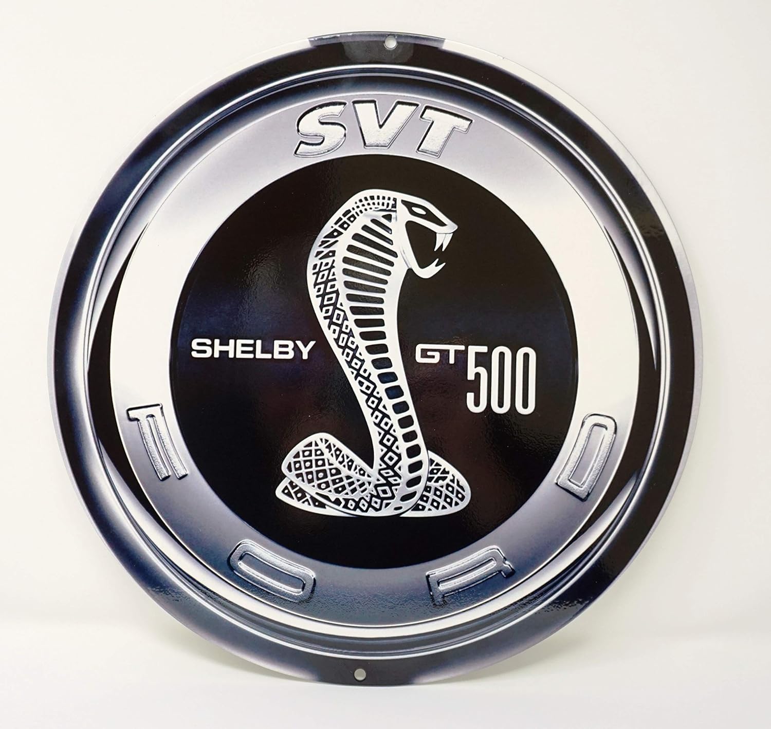 Ford SVT Shelby Cobra Super Snake GT500 – Letrero de pared de metal resistente para garaje, 19 pulgadas