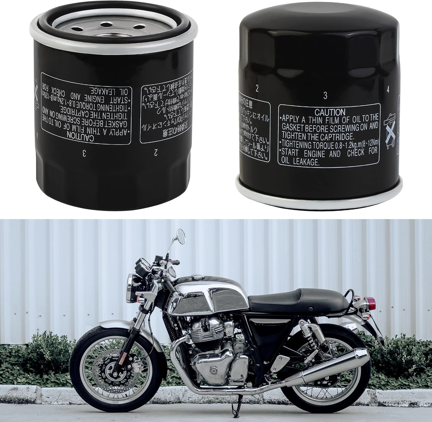 Road Passion Filtro de aceite para YAMAHA XVZ1300 ROYAL STAR VENTURE 1300cc 2005-2010 VENTURE S 1300cc 2008-2013