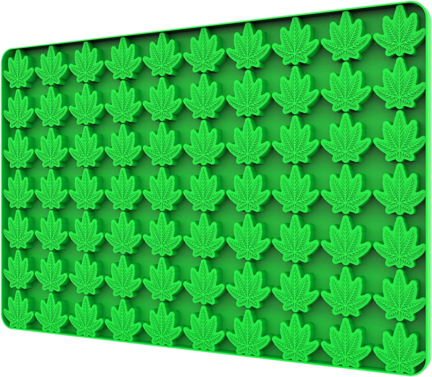 sofliym Mini moldes de silicona para caramelos de hoja para gomitas de chocolate, moldes de cera de hojas pequeñas para derretir moldes para