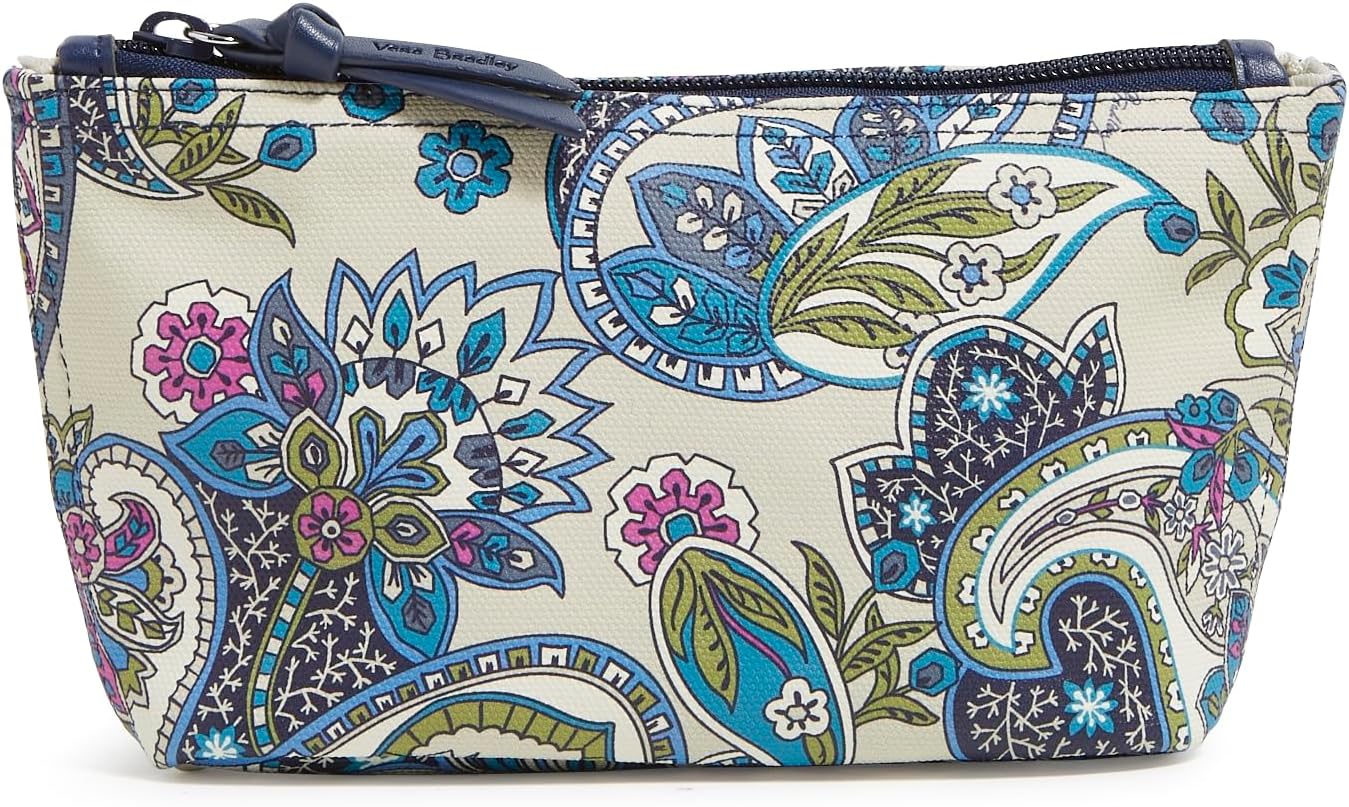 Vera Bradley Bolsa pequeña organizadora de maquillaje para mujer para todos los días
