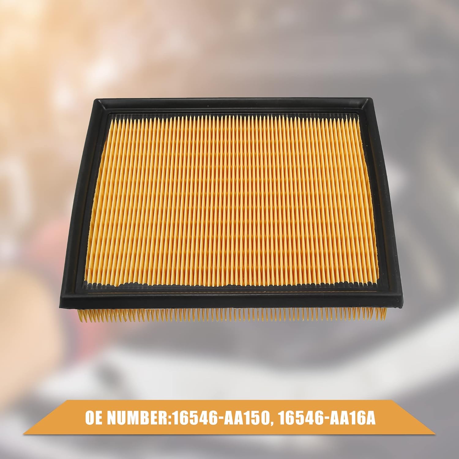 X AUTOHAUX Filtro de aire de motor de automóvil 16546-AA150 de repuesto para Subaru Ascent 2019-2022 para Subaru Crosstrek 2018-2023