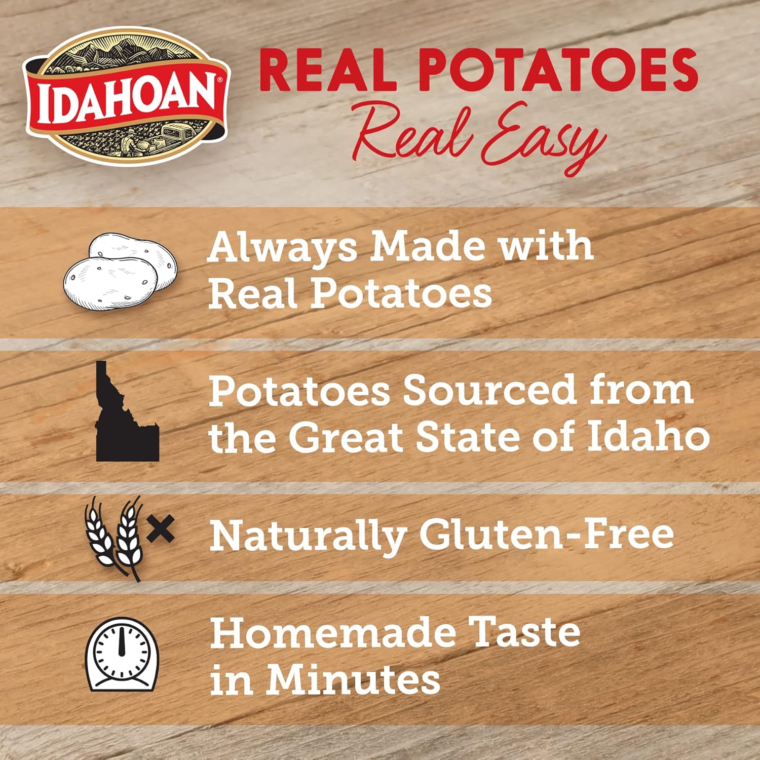 Idahoan Triple Cheese Shreds Cups, 3.4 oz (paquete de 12)
