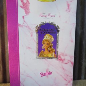 Muñeca Barbie 1995 de Great Eras Collection de la diosa griega Muñeca Barbie 1995 de Great Eras Collection de la diosa griega