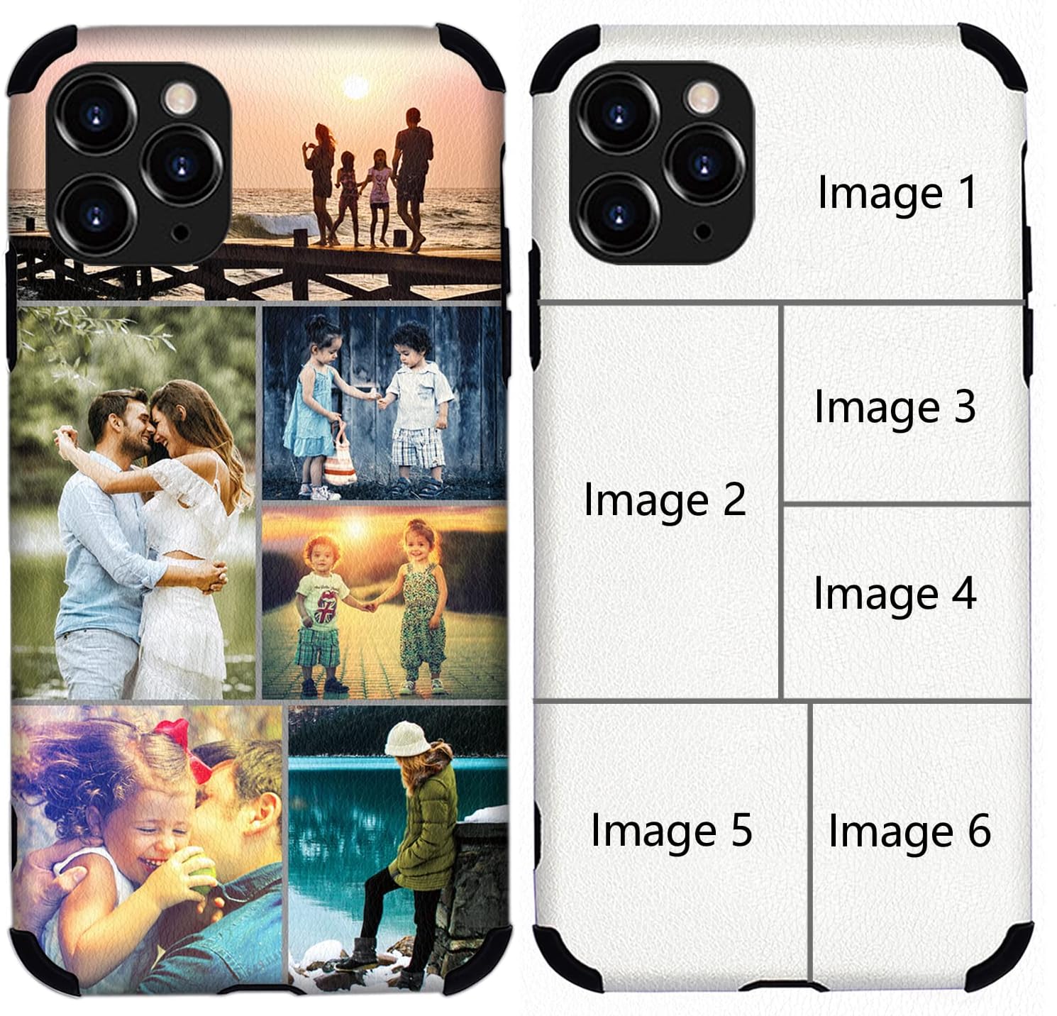 Bitrue Funda personalizada para iPhone 15 14 13 12 11 Pro Max XR X Xs Max 8 7 6 5 Plus se 2022, material de cuero artificial personalizado para