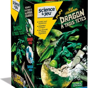 Clementoni – Science & Play – Legendary Egg – Three-Headed Dragon – Breakable Egg & Dragon to Assemble – Hammer and Chisel Included – for Kids Ages Clementoni – Science & Play – Legendary Egg – Three-Headed Dragon – Breakable Egg & Dragon to Assemble – Hammer and Chisel Included – for Kids Ages