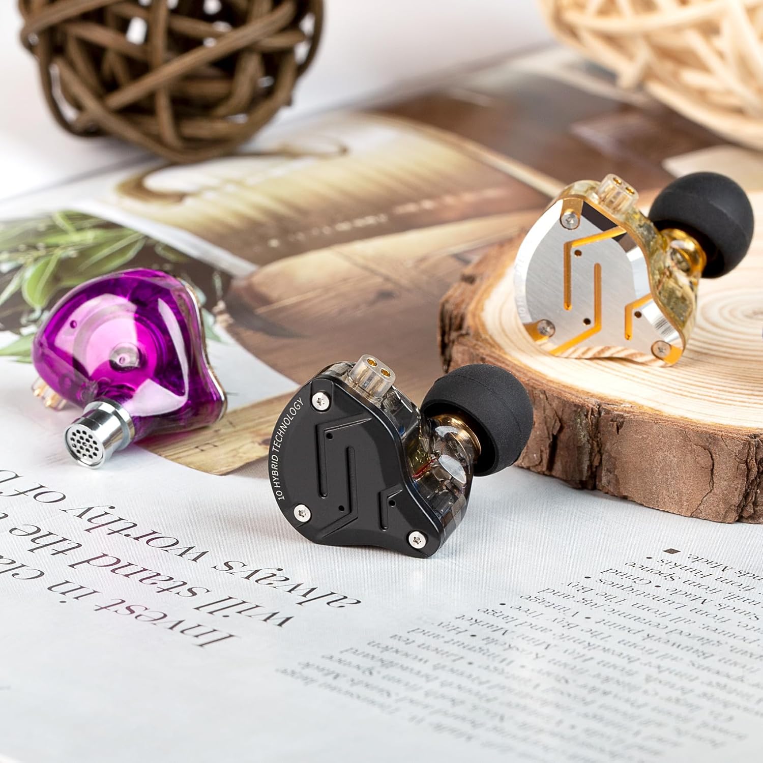 KZ ZS10 Pro IEM – Auriculares con monitor intrauditivo KZ, 4BA 1DD KZ, auriculares multicontrolador intrauditivo IEM, auriculares KZ, monitor en el