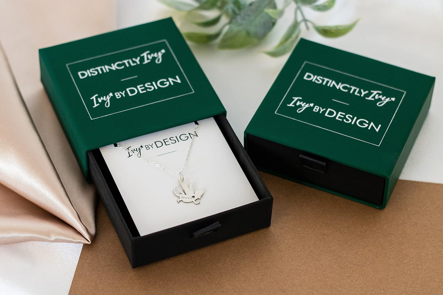 Graduate Gift Custom Senior Year Necklace – IBD – Custom Name or Quote – 14K Gold Filled Sterling Silver Charm