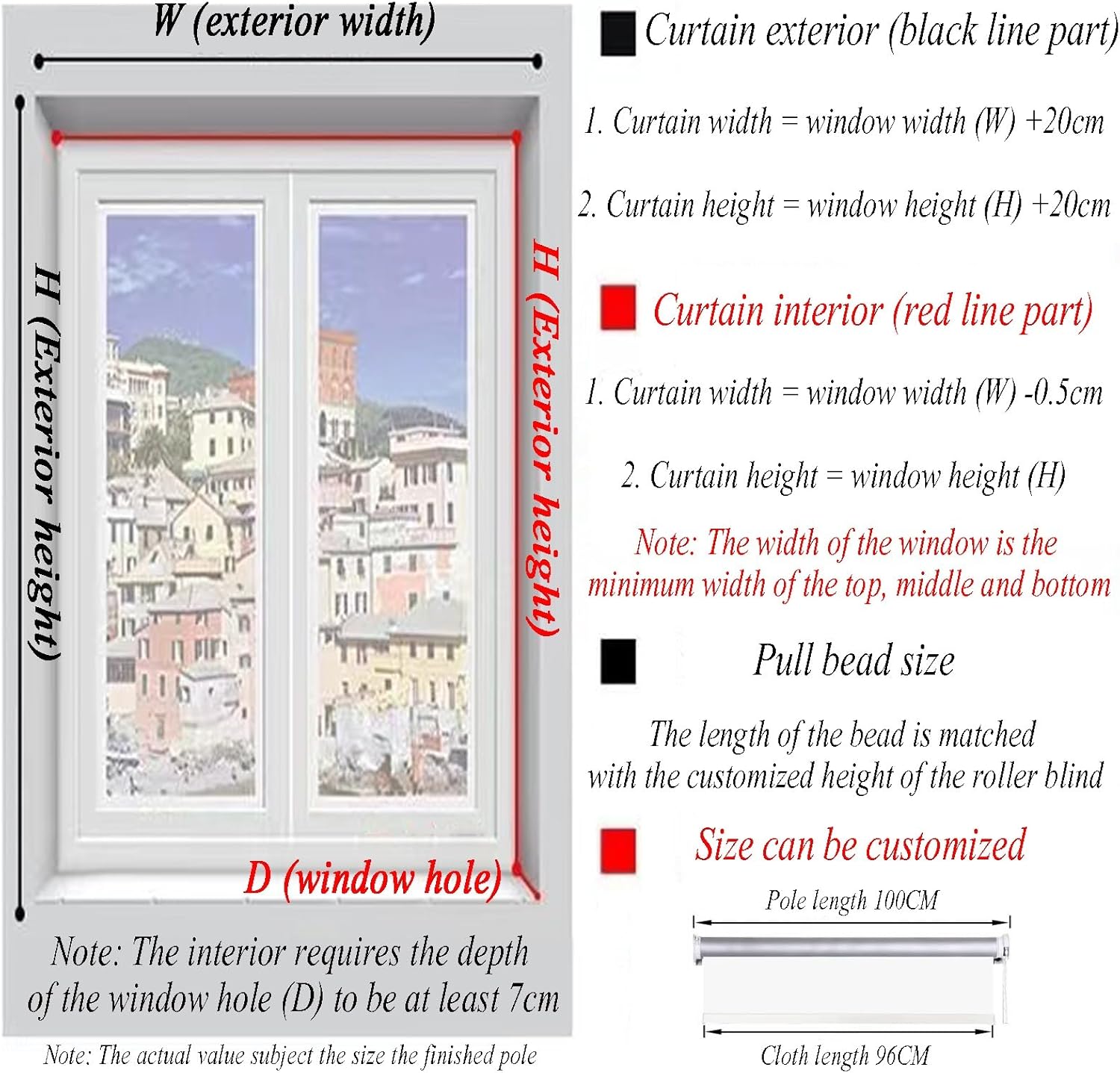 Persianas enrollables transparentes impermeables, cortina de plástico resistente al viento, pantalla de privacidad transparente para balcón, cortina