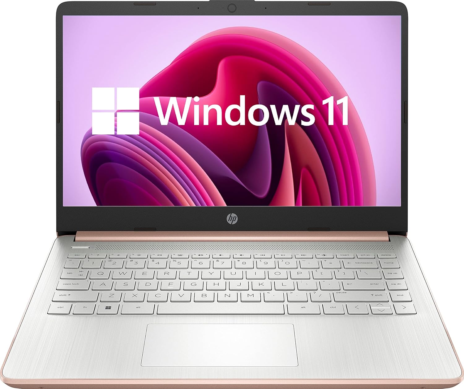 HP Stream Pantalla HD de 14 pulgadas, procesador Intel Celeron de doble núcleo, 16 GB de RAM DDR4, 128 GB de almacenamiento (64 GB eMMC+tarjeta de
