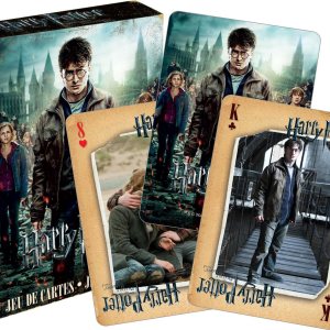 AQUARIUS Harry Potter – Baraja de cartas de las Reliquias de la Muerte para tus juegos de cartas favoritos, mercancía y coleccionables con licencia AQUARIUS Harry Potter – Baraja de cartas de las Reliquias de la Muerte para tus juegos de cartas favoritos, mercancía y coleccionables con licencia