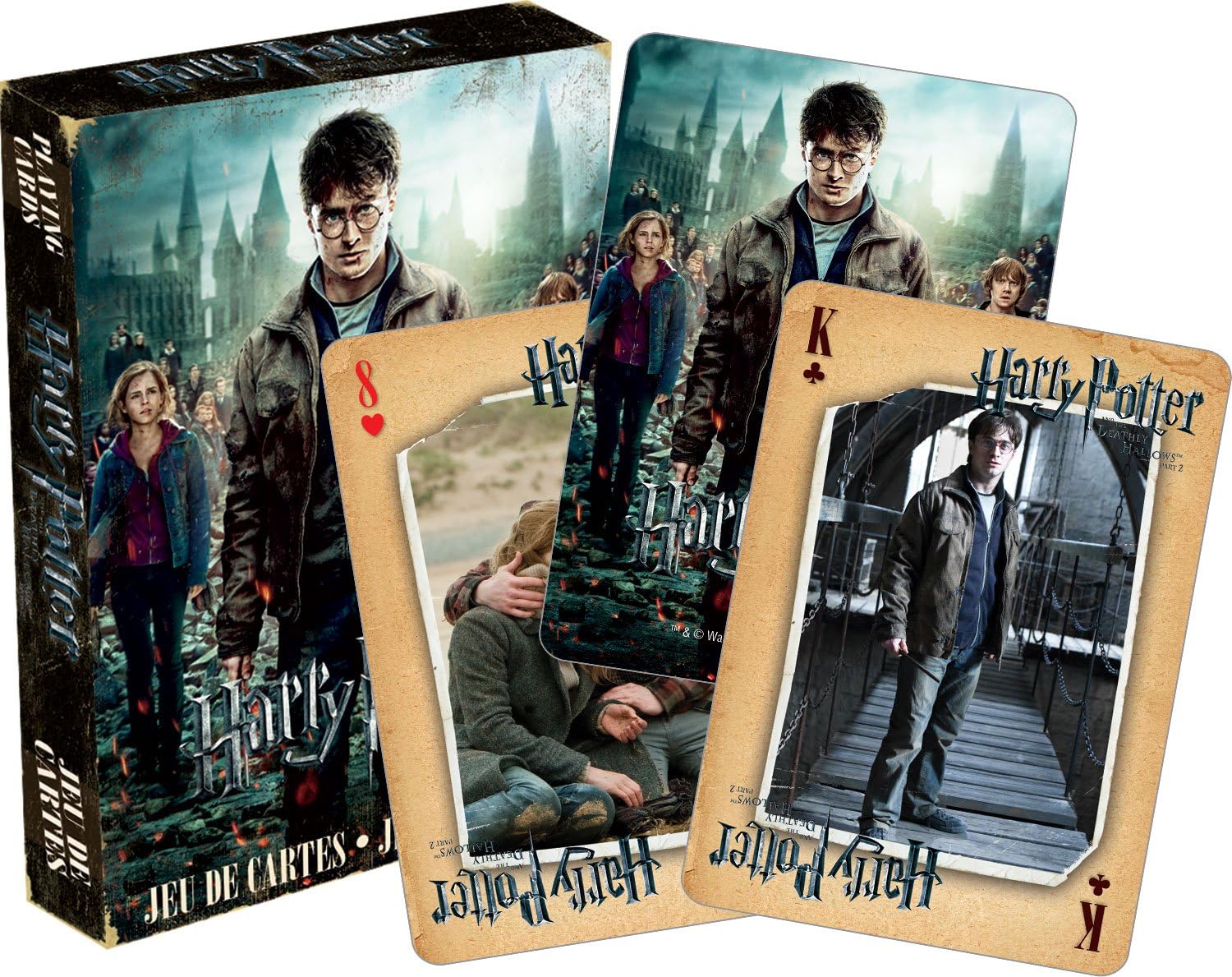 AQUARIUS Harry Potter – Baraja de cartas de las Reliquias de la Muerte para tus juegos de cartas favoritos, mercancía y coleccionables con licencia