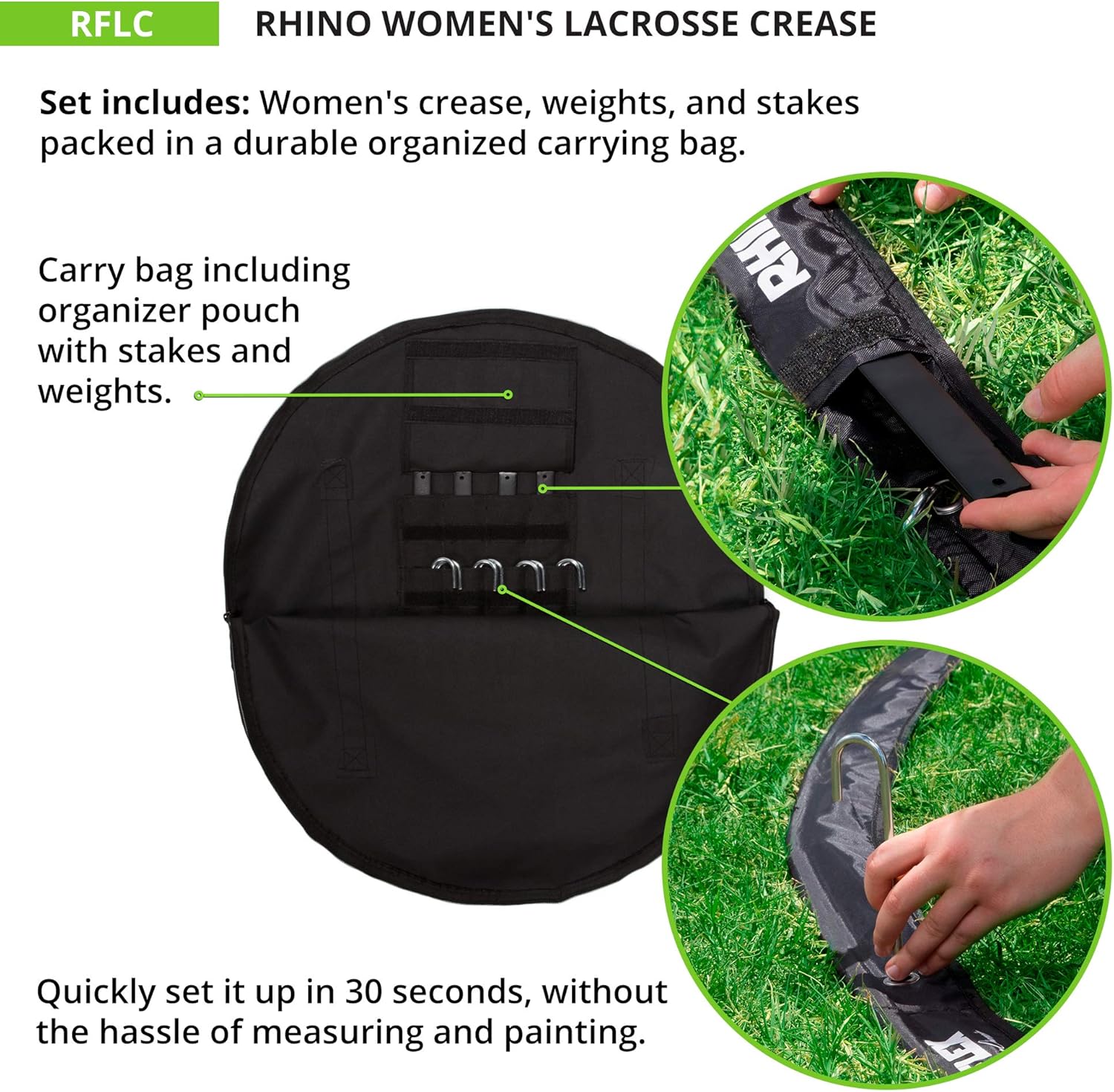 Champion Sports Rhino Flex Women’s Lacrosse Crease