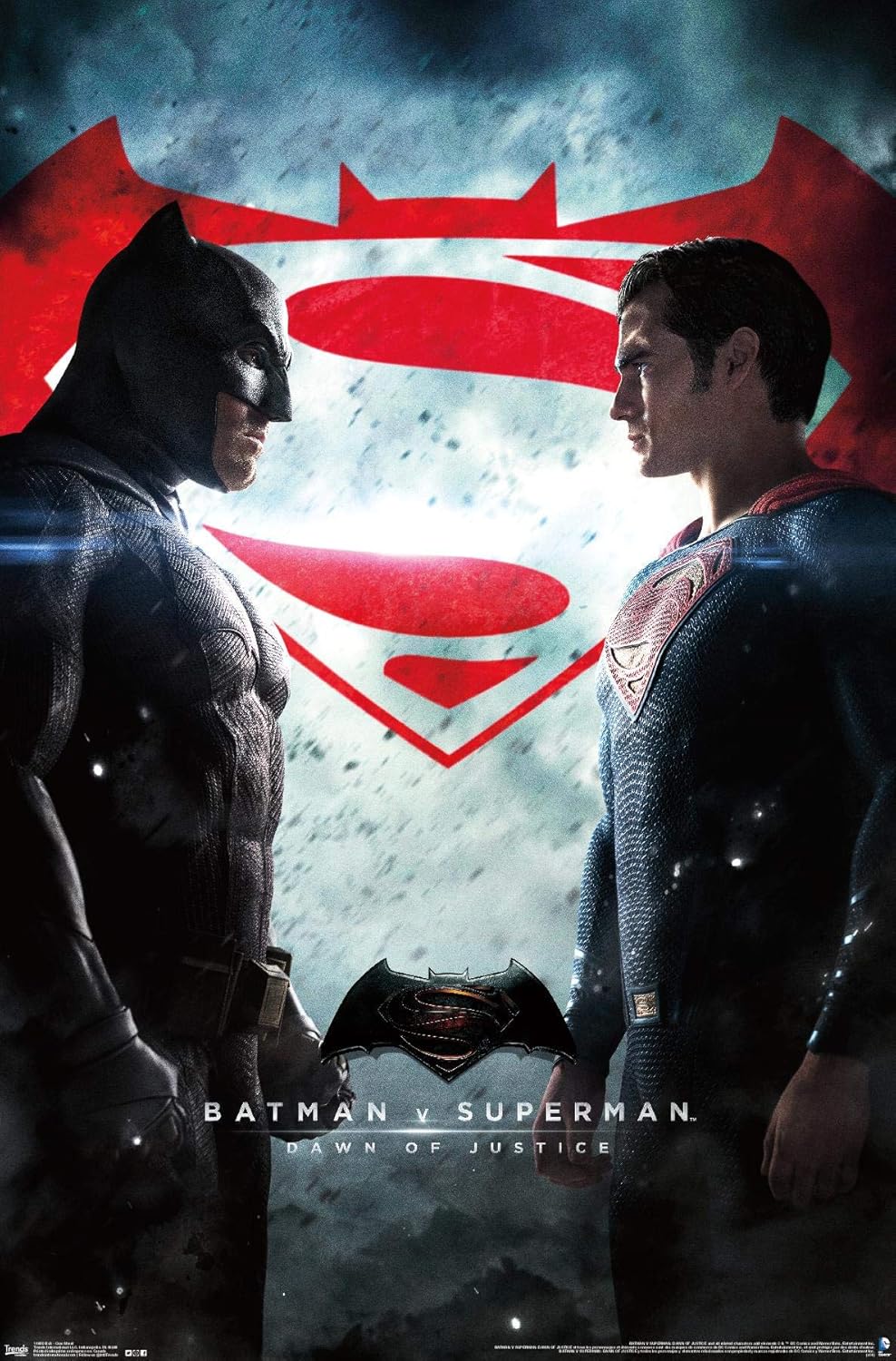 Trends International Película DC Comics  Batman v Superman  Póster de pared de una hoja, 14.725 x 22.375 pulgadas, versión premium sin marco