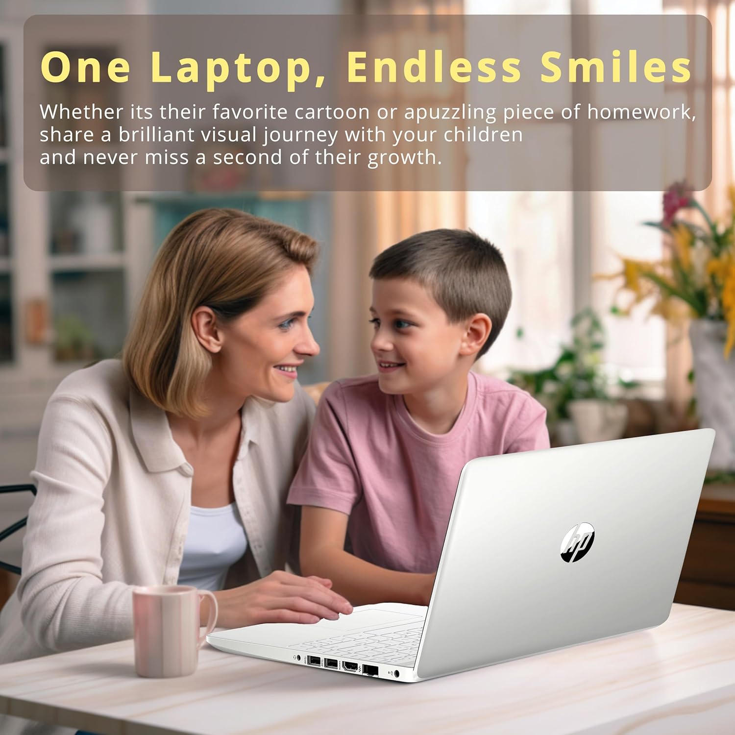 HP Premium Stream – Laptop BrightView HD de 14 pulgadas, Intel Celeron N4120, 16 GB de RAM, 64 GB eMMC, gráficos Intel UHD, cámara web HD, 1 año