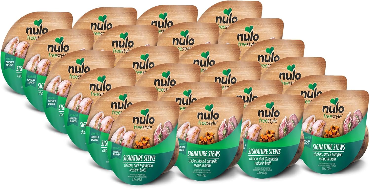 Nulo Freestyle – Alimento húmedo para gatos y gatitos, estofado exclusivo, de primera calidad, totalmente natural, sin cereales, sin minerales ni