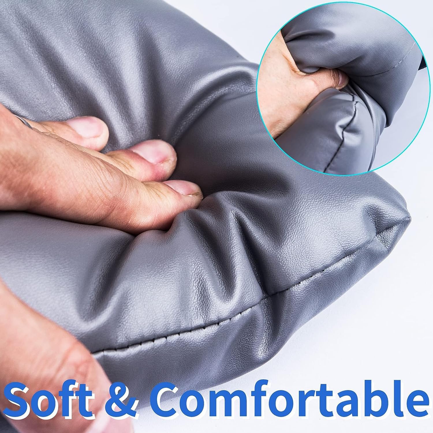 Cojín de asiento para mesita de noche, ajuste universal, cojín de asiento cómodo para ancianos, funda de asiento suave para asiento de inodoro,