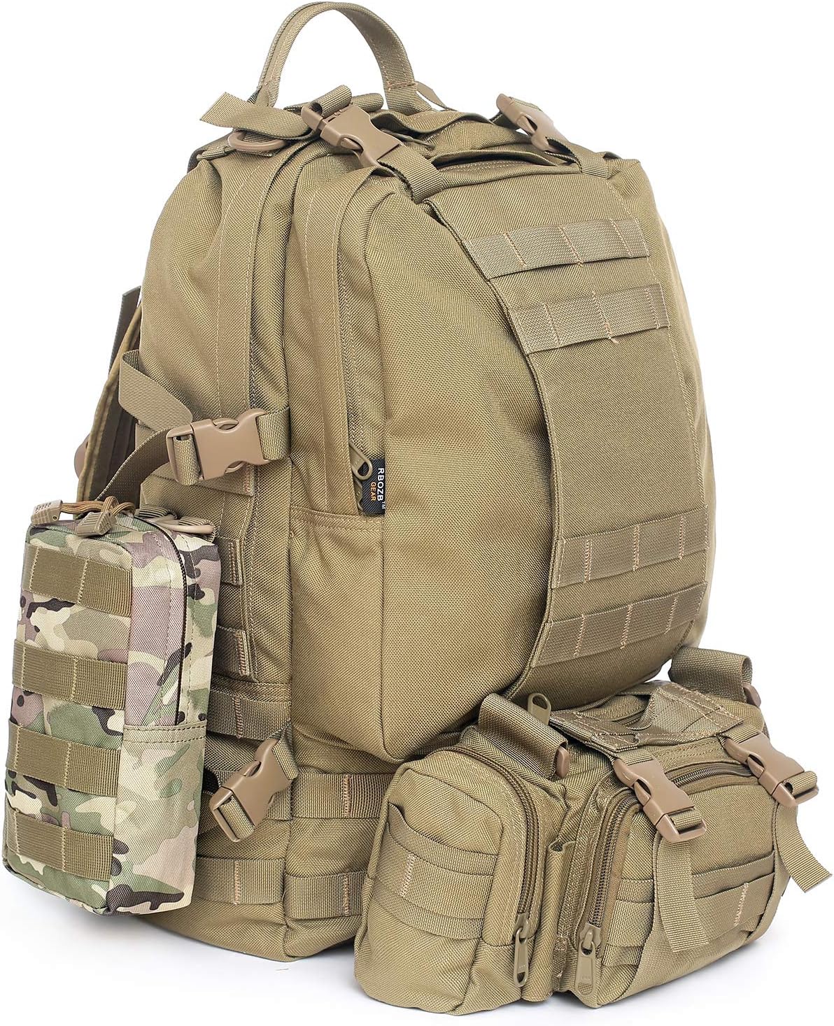 Tacticool Paquete de 2 bolsas Molle – Bolsa táctica compacta resistente al agua EDC