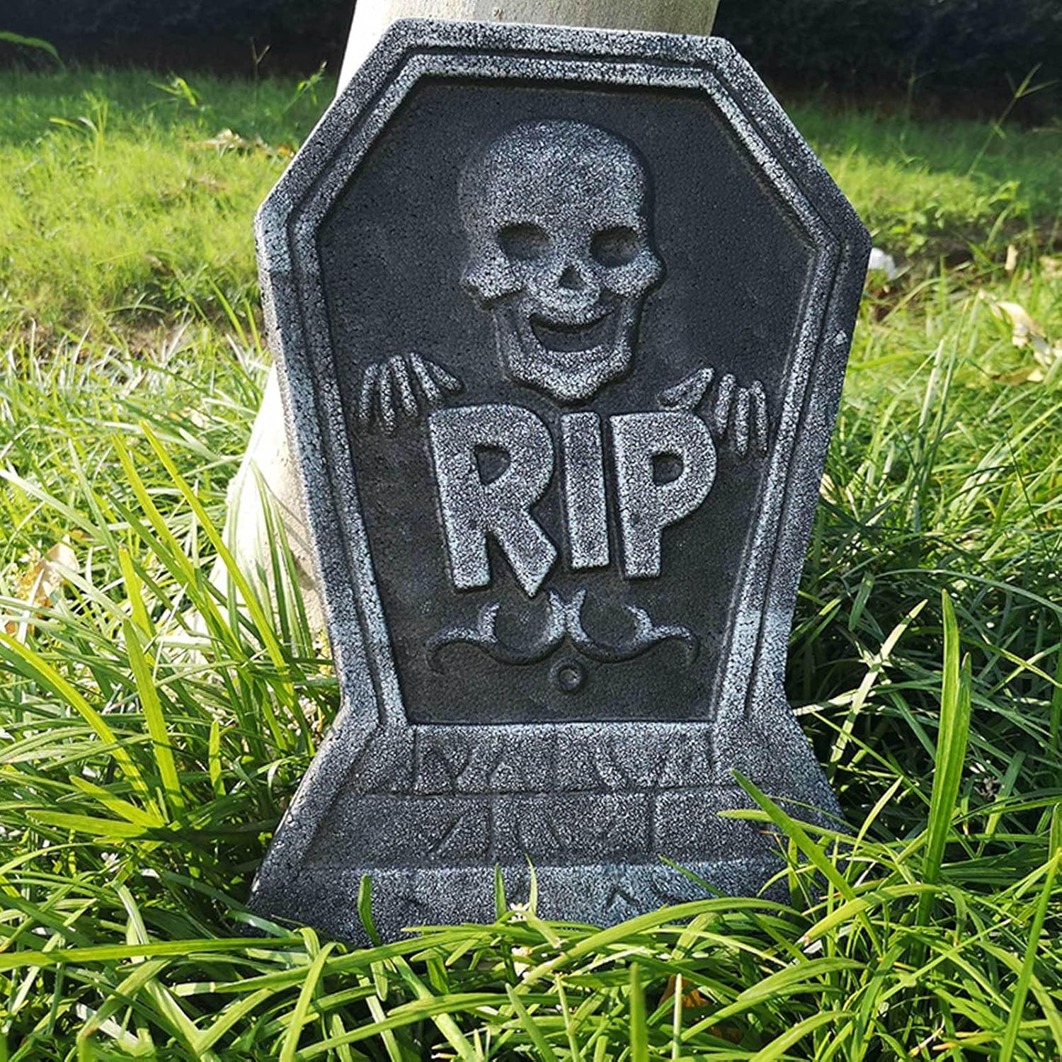 Decoraciones de Halloween lápidas de cementerio al aire libre  lápidas de Halloween RIP Graveyard  Decoraciones de Halloween al aire libre