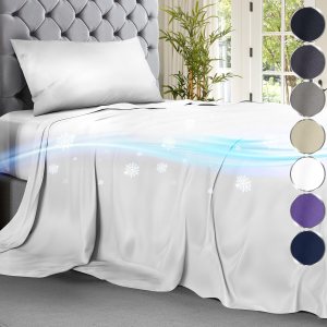 DECOLURE Juego de sábanas refrescantes para cama individual, 3 piezas, lujosas y ultrasuaves para personas que duermen con calor, cómodas sábanas de DECOLURE Juego de sábanas refrescantes para cama individual, 3 piezas, lujosas y ultrasuaves para personas que duermen con calor, cómodas sábanas de