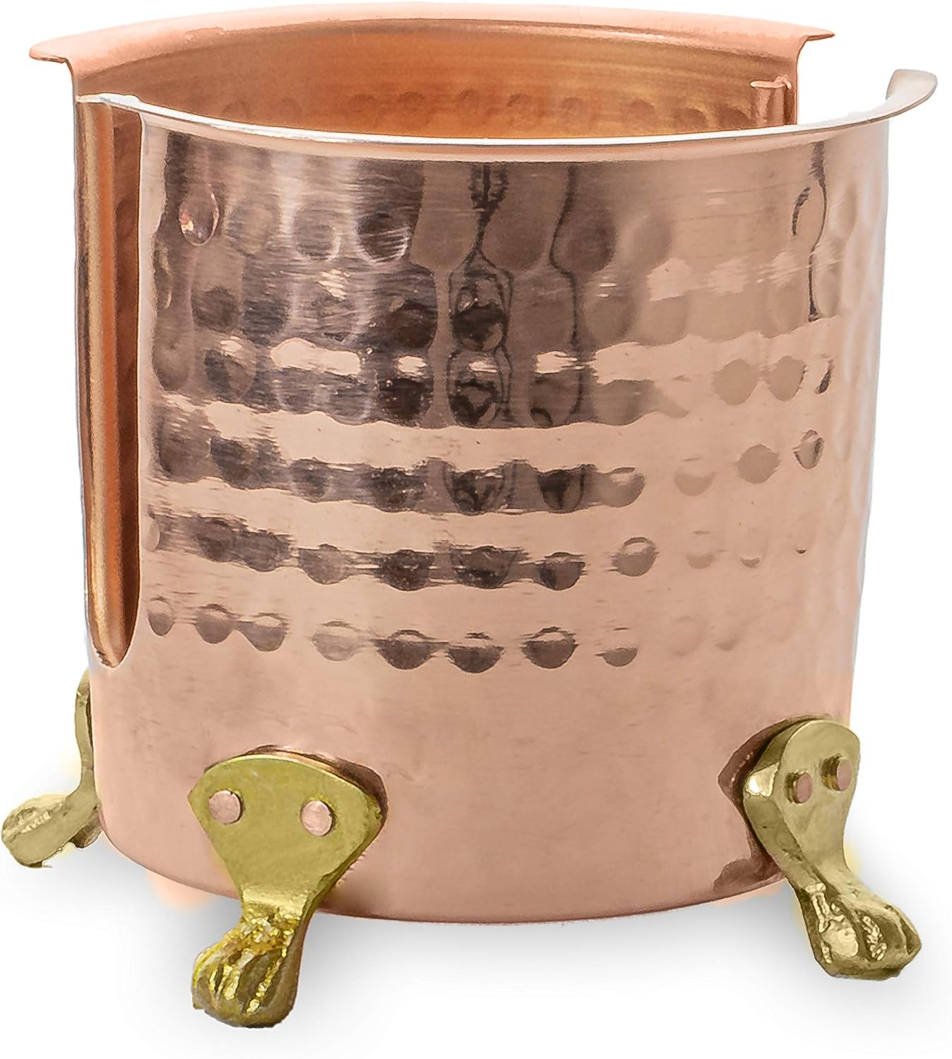 Monarch Abode 17099 – Organizador de metal martillado a mano, soporte para esponja, organizador interior de cocina para utensilios, multiusos,