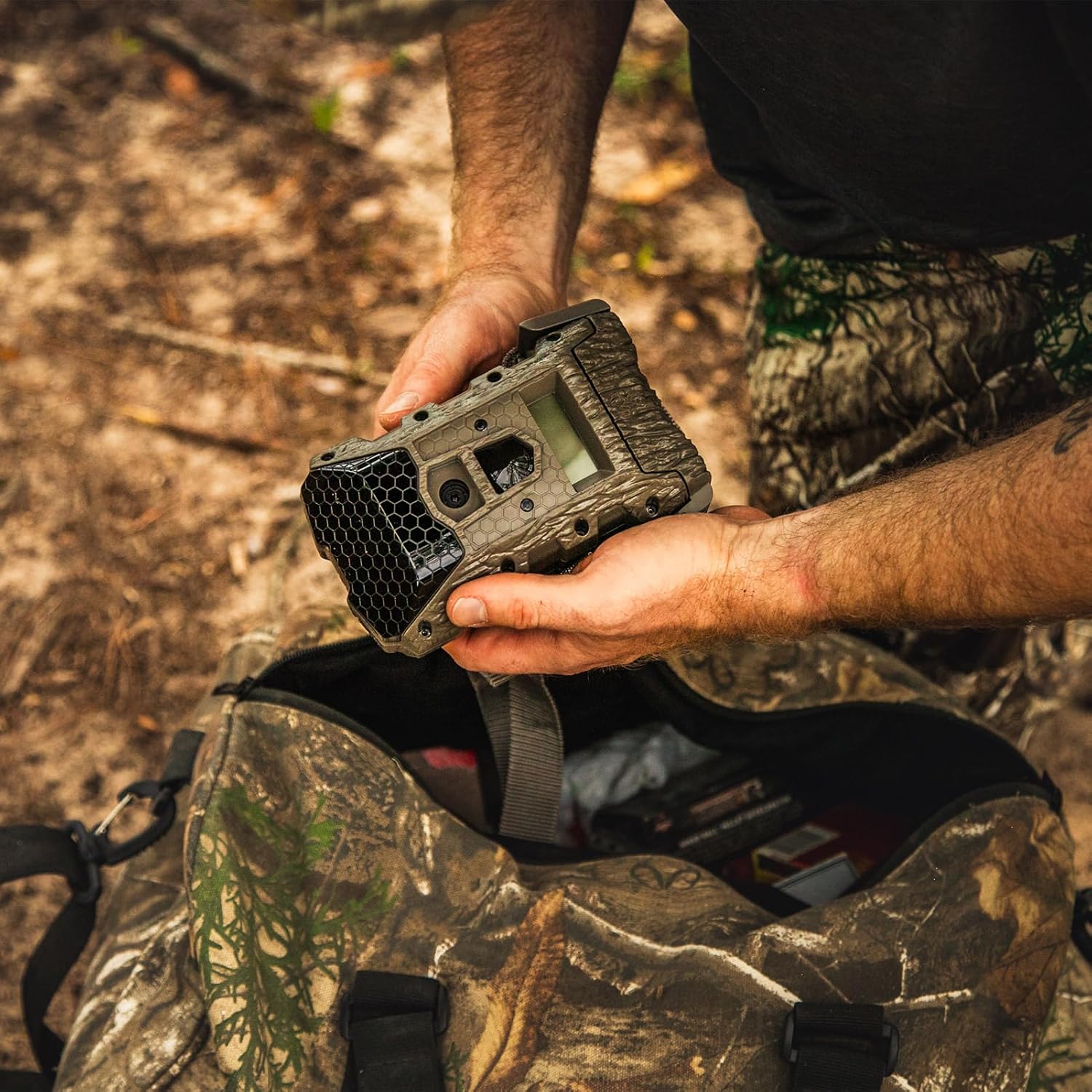 Wildgame Innovaciones Caza Juego Vida Silenciosa Al Aire Libre Escudo Silencioso 18 Megapíxeles Imágenes 720p Videos HD Wraith 18 Trail Cámara