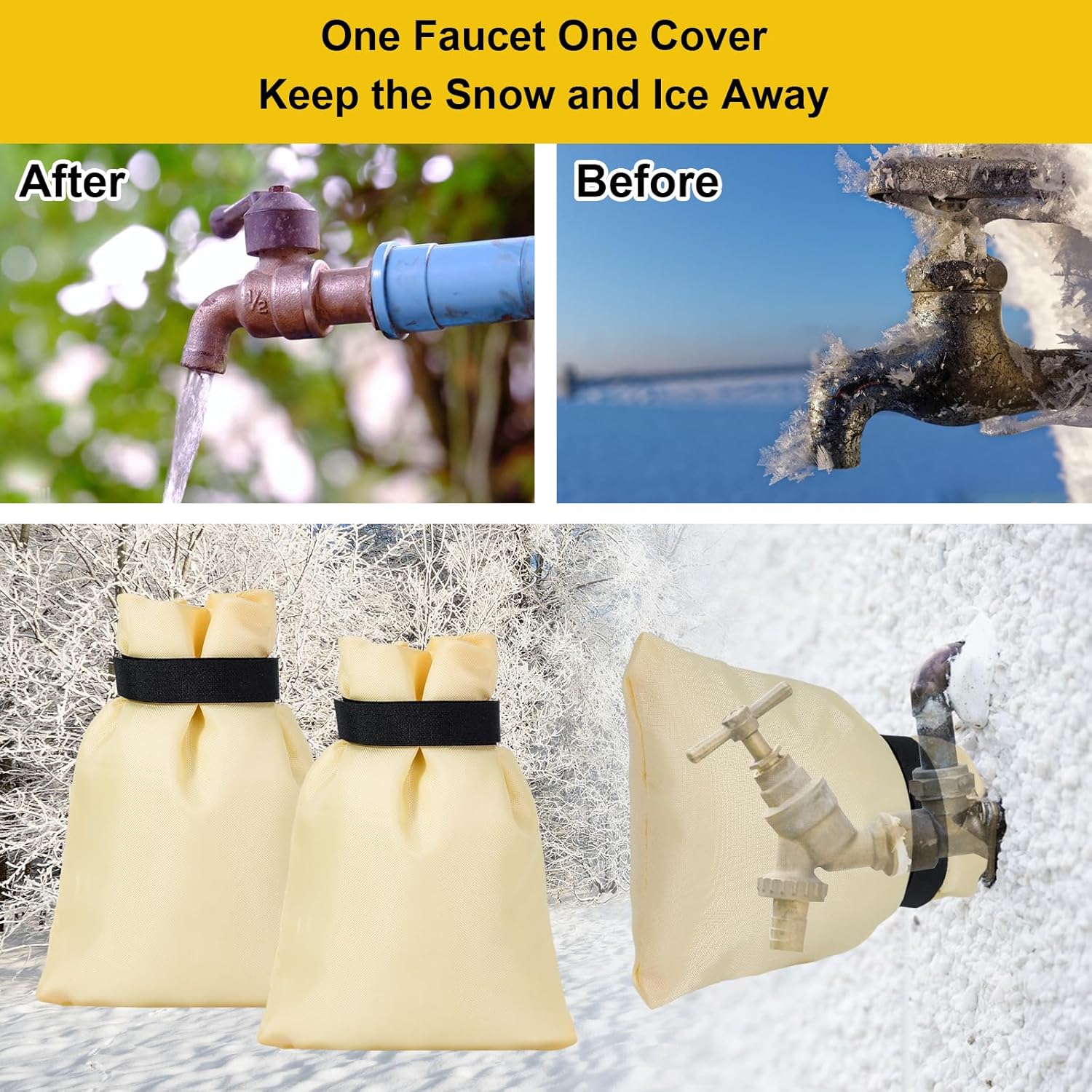 Funda de prevención aislada – Cubierta de interruptor de vacío a presión – Cubiertas de bomba de pozo de agua de invierno Cubierta de válvula de