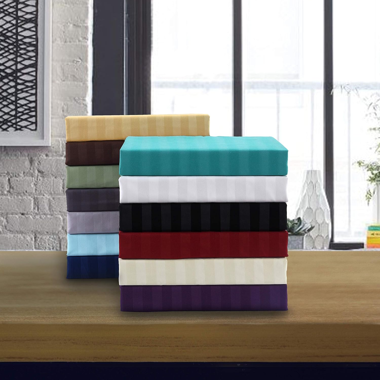Elegant Comfort Juego de sábanas de 4 piezas más suave y acogedor, 1500 microfibra de alta calidad hotelera, lujoso juego de sábanas de 4 piezas a
