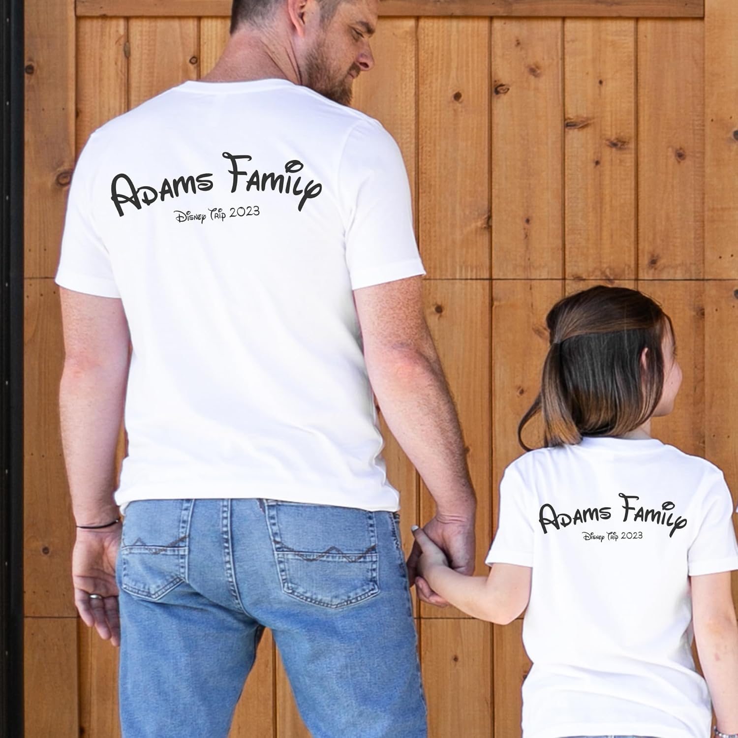 Retro Family Shirt 2023 Custom Text On The Back Matching Shirt Family Matching Shirt Custom Family Trip Shirts 2023 Family Vacation Trip Family