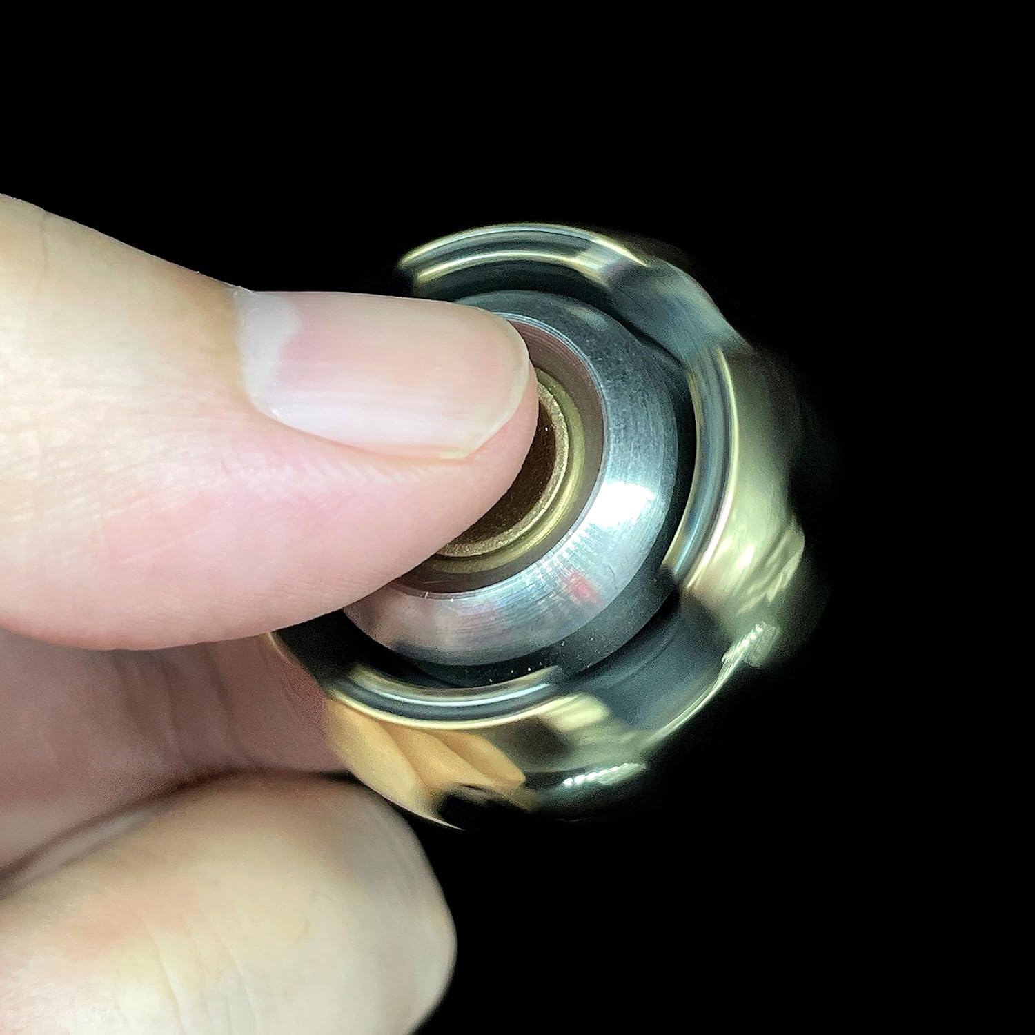 Mecánico ojo latón Fidget Spinner R188 Rodamiento EDC Metal Hand Spinner ADHD Herramienta Focus Ansiedad Alivio del estrés Juguetes aburrimiento