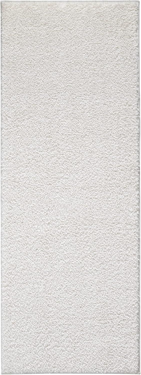 Ottomanson Alfombra de pasillo suave para interiores, con parte trasera de goma, 2 x 6 pies, para pasillo, entrada, cocina, sala de estar,
