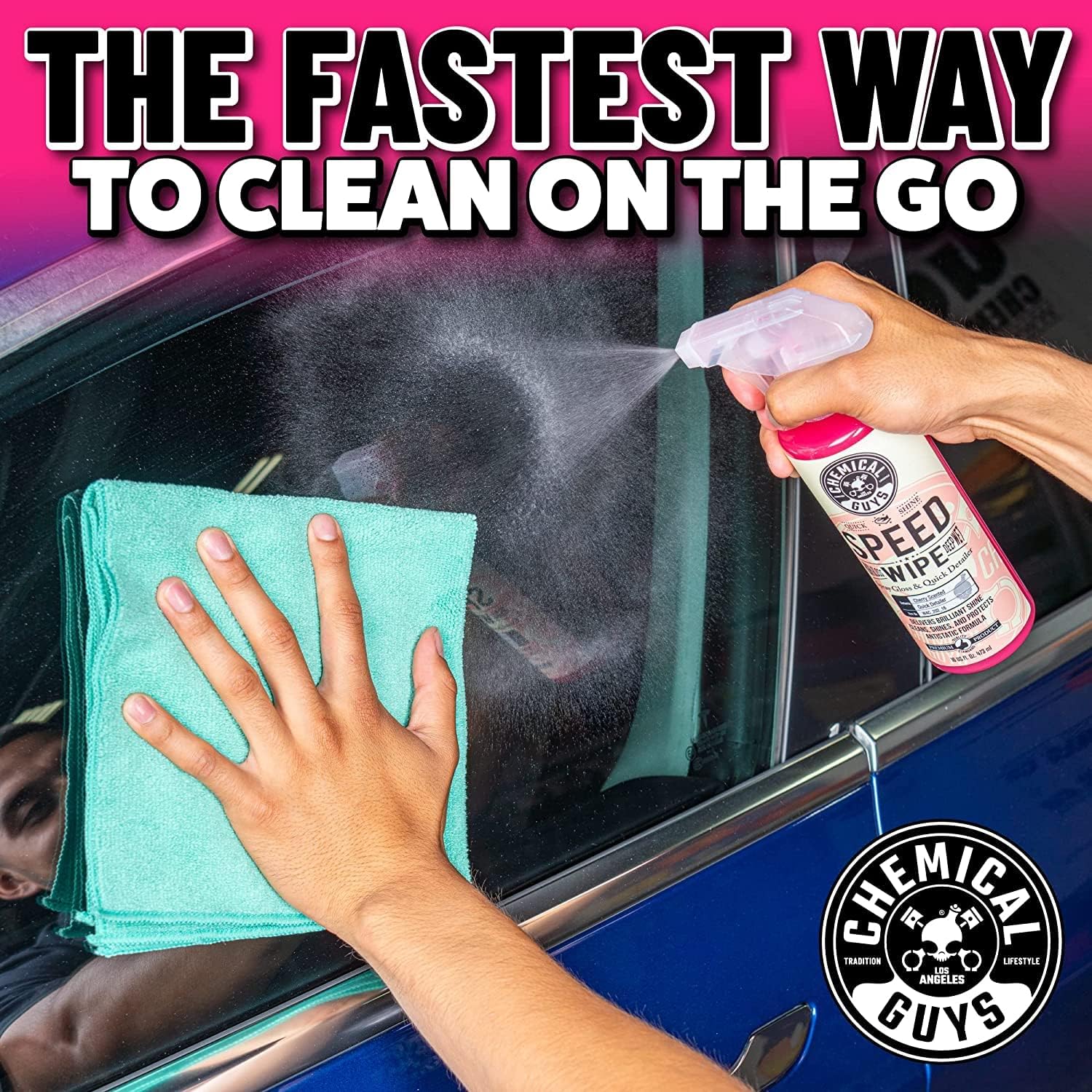 Chemical Guys CWS21216QDSW – Paquete de lavado de autos y detallador rápido – HydroSuds Ceramic Si02 Shine – Jabón de lavado de autos de alta
