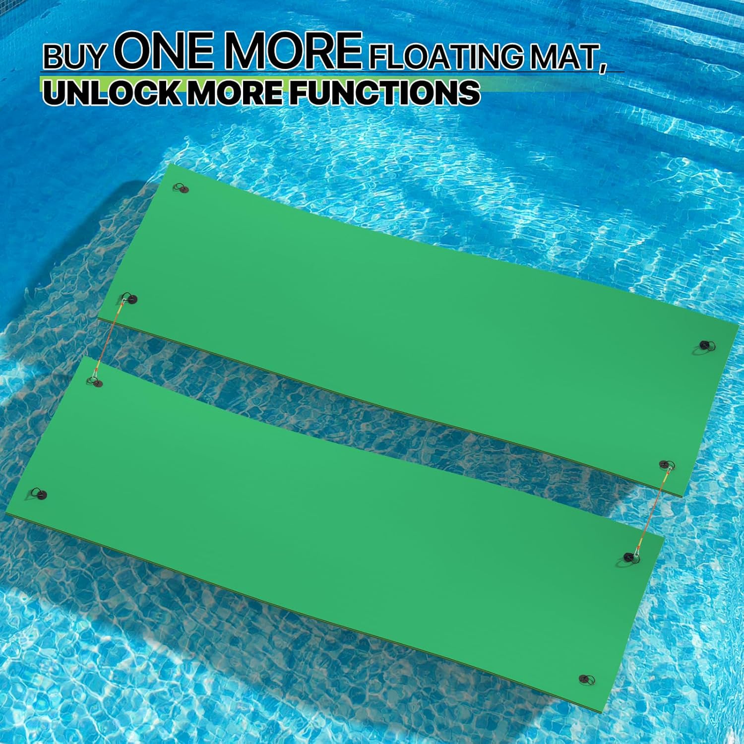 Magshion Large Water Floating Mat for Adults Pool Lake Boating Float Pad 18 x 6 ft