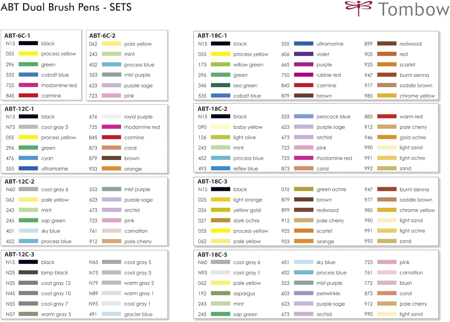 Tombow ABT (AB-T020) – Bolígrafo doble con pincel