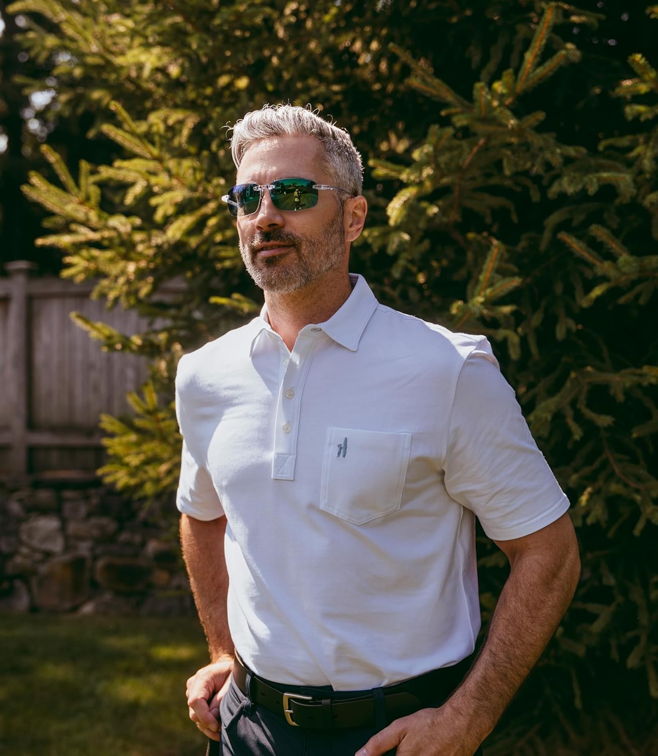 Revo Gafas de sol Descend Pro Lente Polarizada con Marco Rectángulo Sin Rimless